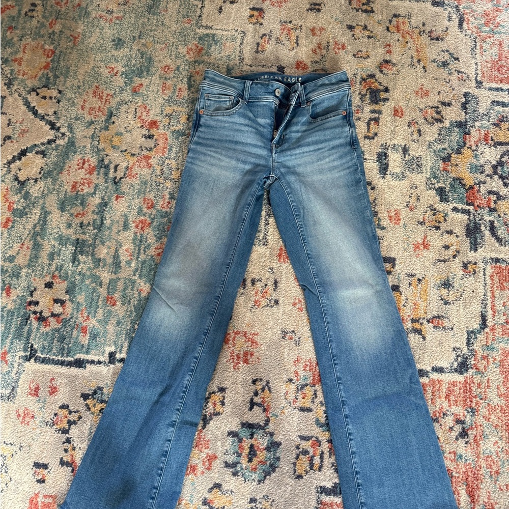American Eagle Outfitters Blue Boot Cut Jeans